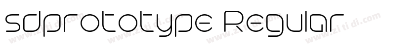 sdprototype Regular字体转换